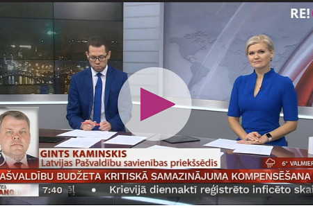 VIDEO: G. Kaminskis par pašvaldību budžetu un iespējamiem risinājumiem