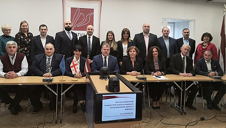 LPS mācību vizītē uzņem Gruzijas pašvaldību pārstāvju delegāciju
