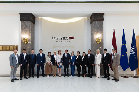 A delegation of representatives of Uzbekistan is visiting Latvia on a study visit