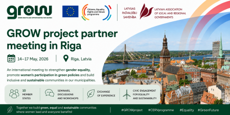 Rīgā notiks starptautiska projekta GROW pirmā partneru tikšanās
