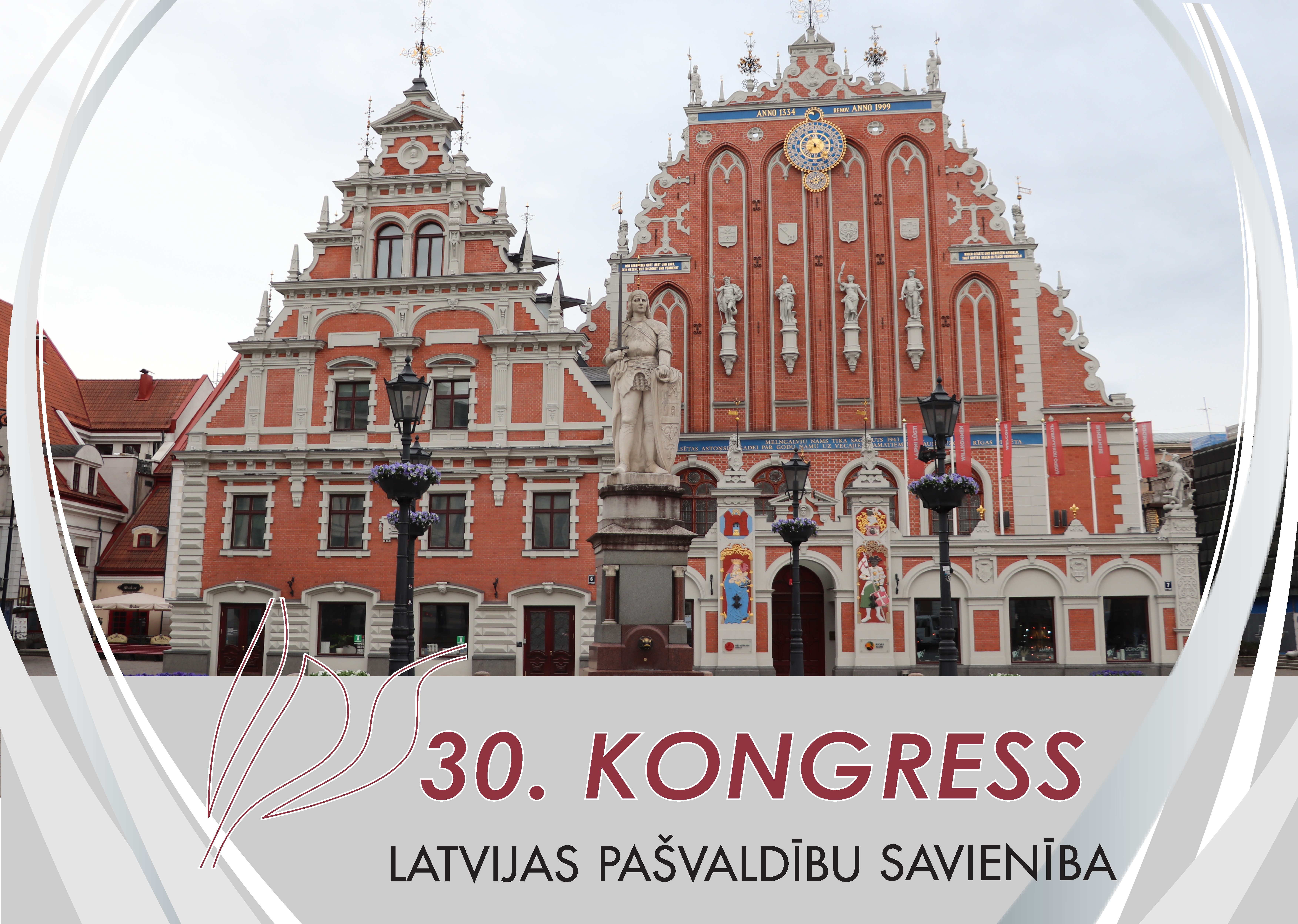 Latvijas Pašvaldību savienības jubilejas – 30. – kongress šogad notiks Rīgā
