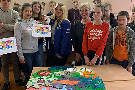 Ligita Gintere aicina jauniešus uz rīcību dabas aizsardzībā ANO Ilgtspējīgas attīstības mērķu ieviešanai