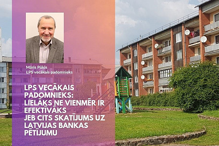 LPS vecākais padomnieks: lielāks ne vienmēr ir efektīvāks jeb Cits skatījums uz Latvijas Bankas pētījumu