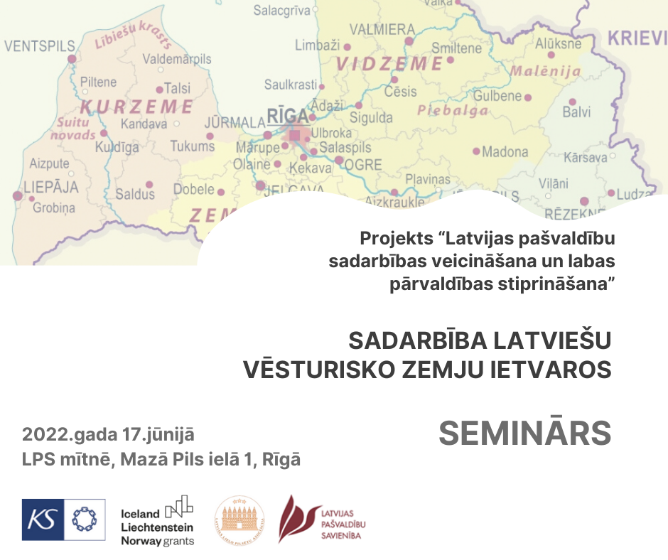17.jūnijā notiks tīkla "Sadarbība latviešu vēsturisko zemju ietvaros" sanāksme