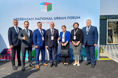The delegation of representatives from local governments of Latvia participates in the National Urban Forum