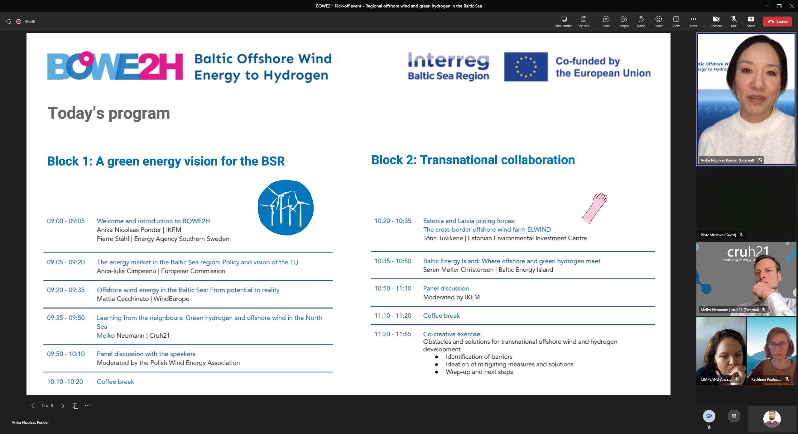 Notika projekta “Baltijas atkrastes vēja enerģija” atklāšanas seminārs
