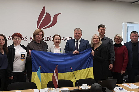 Ukrainas pašvaldību pārstāvju delegācijas mācību vizīte Latvijā
