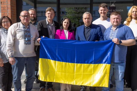 Ķekavas novadā viesojas Ukrainas delegācija no Novij Bilous