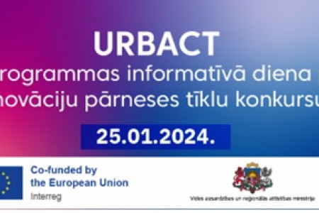 25. janvārī iespēja piedalīties VARAM rīkotā vebinārā par URBACT IV programmu