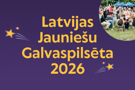 Izsludināts konkurss "Latvijas Jauniešu galvaspilsēta 2026"