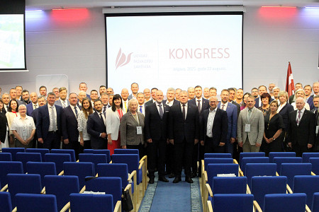 Gints Kaminskis elected as chairman of Latvian Association of Local and Regional Governments at the congress