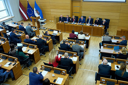 LPS Dome apstiprina valdības un LPS vienošanās, domstarpību protokolu par nākamā gada budžetu