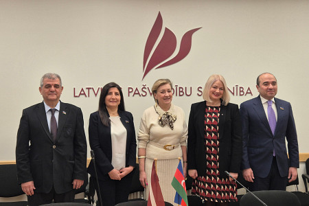 12. martā Latvijas Pašvaldību savienībā viesojās Azerbaidžānas parlamenta delegācija