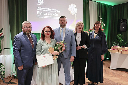 Apbalvoti konkursa „Gada balva sociālajā darbā 2025” uzvarētāji
