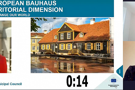 Kuldīgas novada piemēri izskan starptautiskā augsta līmeņa sanāksmē par jauno Eiropas “Bauhaus” iniciatīvu